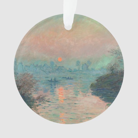 Coucher de soleil de Monet sur la Seine Impression (devant)