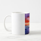 Coucher de soleil de plage tropicale no 1 Mug (Gauche)