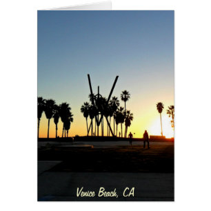 Coucher de soleil de Venice Beach