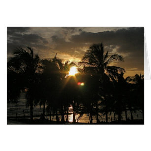 Coucher de soleil de Waikiki