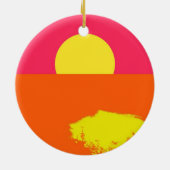 COUCHER DE SOLEIL D'ÉTÉ - Ornements d'art (Dos)