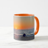 Coucher de soleil d'été - Venice Beach, CA Mug (Devant droit)