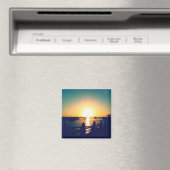 Coucher de soleil d'hiver à Key West Magnets (In Situ (Lave-vaisselle))