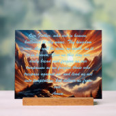 Coucher de soleil divin : Inspiration de la prière (Neutre)