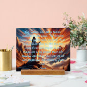 Coucher de soleil divin : Inspiration de la prière (Mariage)