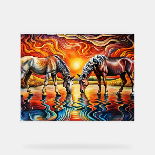 coucher de soleil doré (Recto)