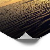 Coucher de soleil doré - Affiche 1 (Coin)