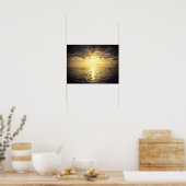 Coucher de soleil doré - Affiche 1 (Cuisine)