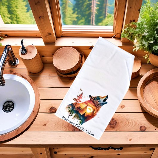 Coucher de soleil double exposition loup hurlant p