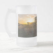 Coucher de soleil du Colorado abandonné Mug de biè (Gauche)