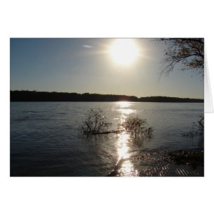 Coucher de soleil du fleuve Mississippi