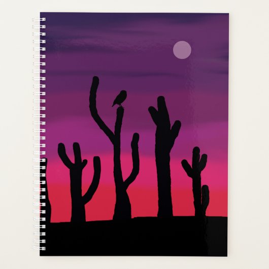 Coucher de soleil du Lg Planner Saguaro (Devant)