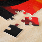 Coucher de soleil du Puzzle des éléphants (Côté)