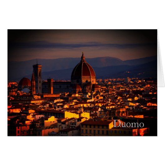 Coucher de soleil Duomo Piazzale Michelangelo Flor (Devant horizontal)