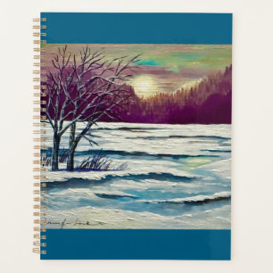 Coucher de soleil en hiver