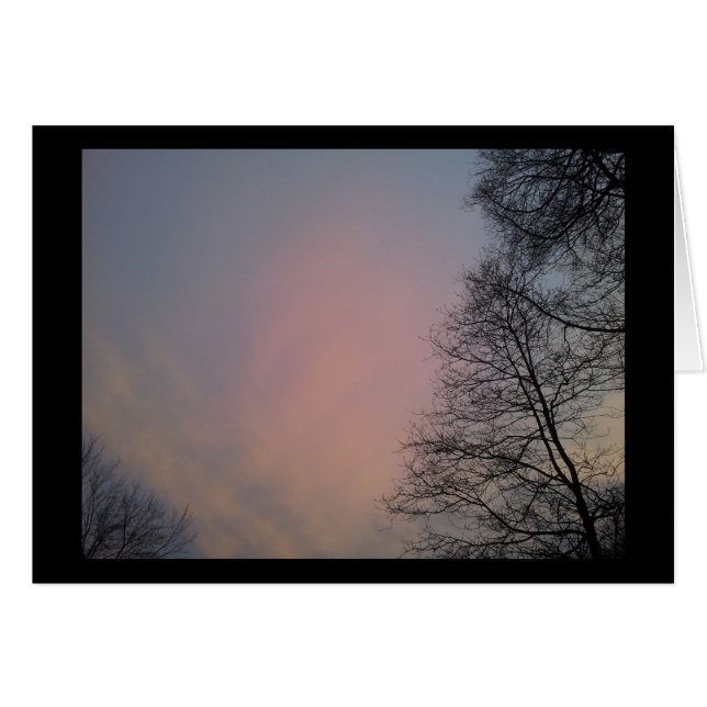 Coucher de soleil en hiver (Devant Horizontal)