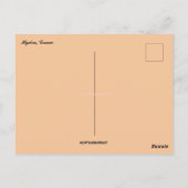 Coucher de soleil en Hydra Greece Carte postale (Dos)