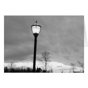 Coucher de soleil et lumière / Noir, carte