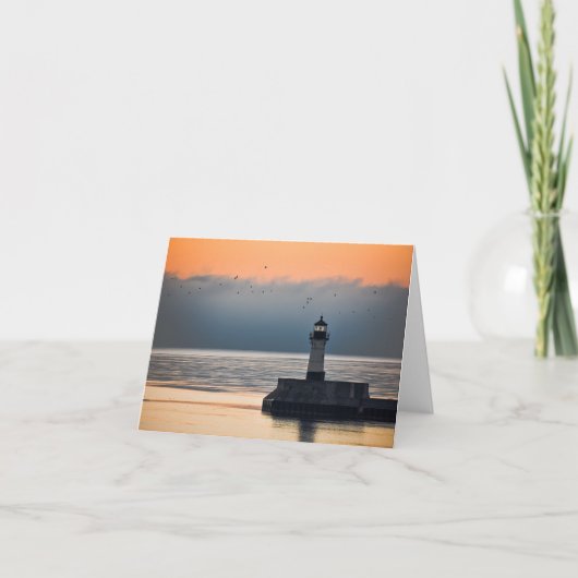 Coucher de soleil et phare (Devant)