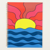 Coucher de soleil et vagues (Devant)