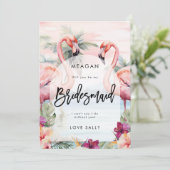 coucher de soleil flamingo serez-vous ma carte de  (Debout devant)