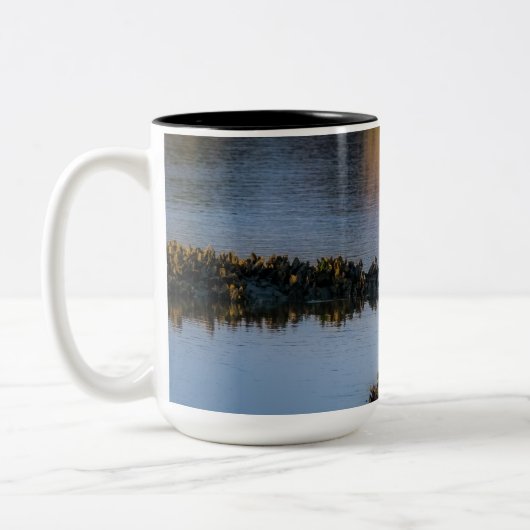 Coucher de soleil Gaze 11 oz ou Mug 15 oz (Gauche)