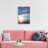 Coucher de soleil Imaginaire 4 sur toile (Insitu(Salon))