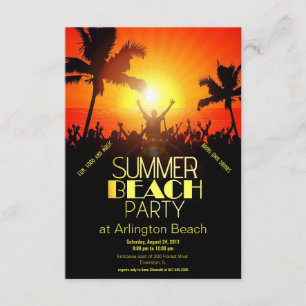 coucher de soleil invitation à la plage