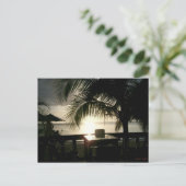 Coucher de soleil jamaïcain dans la carte postale  (Debout devant)