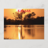 Coucher de soleil Kansas avec carte postale de réf (Devant)