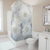 coucher de soleil marguerite blanche Douche rideau (En situation)