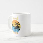 Coucher de soleil mignon en Floride Mug café (Devant gauche)