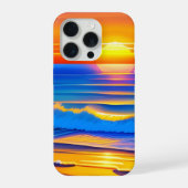 Coucher de soleil moderne sur la plage (Verso)