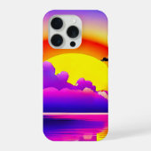Coucher de soleil moderne sur l'eau (Verso)