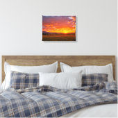 Coucher de soleil n° 2, impression sur toile de la (Insitu(Chambre))