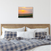Coucher de soleil n° 3, impression sur toile de la (Insitu(Chambre))