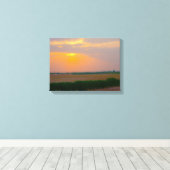 Coucher de soleil n° 3, impression sur toile de la (Insitu (Plancher de Bois))