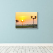 Coucher de soleil n° 4, impression sur toile de la (Insitu (Plancher de Bois))
