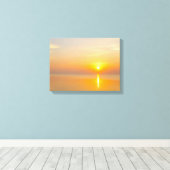 Coucher de soleil n° 5, impression sur toile de la (Insitu (Plancher de Bois))