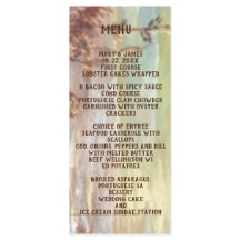 Coucher de soleil nautique sur la plage Menu plat