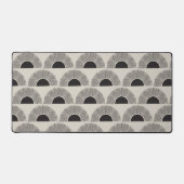 Coucher de soleil noir et beige moderne Motif d'ar (Recto)