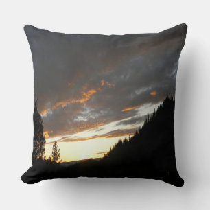 Coucher de soleil nuageux doré...... Coussin décor