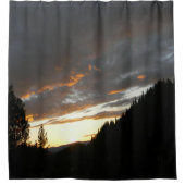 Coucher de soleil nuageux doré...... Rideau de dou (Devant)