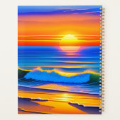 Coucher de soleil océanique brillant (Dos)