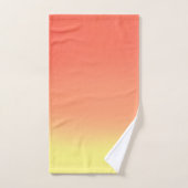 Coucher de soleil Ombre orange et jaune (Serviette à main)
