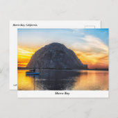 Coucher De Soleil Par La Carte Postale Bay (Devant / Derrière)