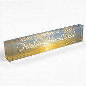 Coucher de soleil - Plaque de bureau - HAMbyWhiteG