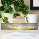Coucher de soleil - Plaque de bureau - HAMbyWhiteG
