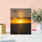 Coucher de soleil radieux sur l'océan (Mariage)