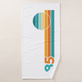 Coucher de soleil Rétro 85 (Serviette de bain)